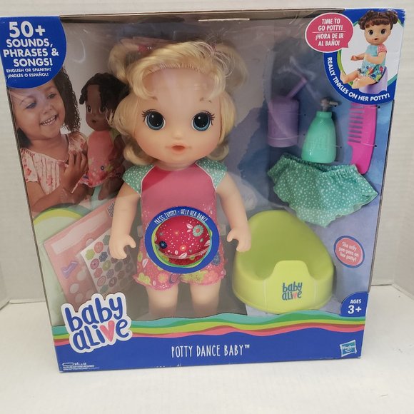 New Baby Alive Potty Training Dance Talking Doll Sound Songs